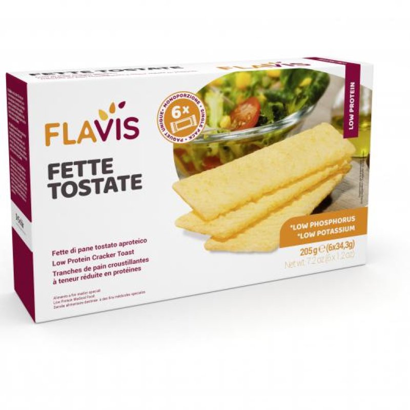 Mevalia Flavis Fette Tostate 205 g