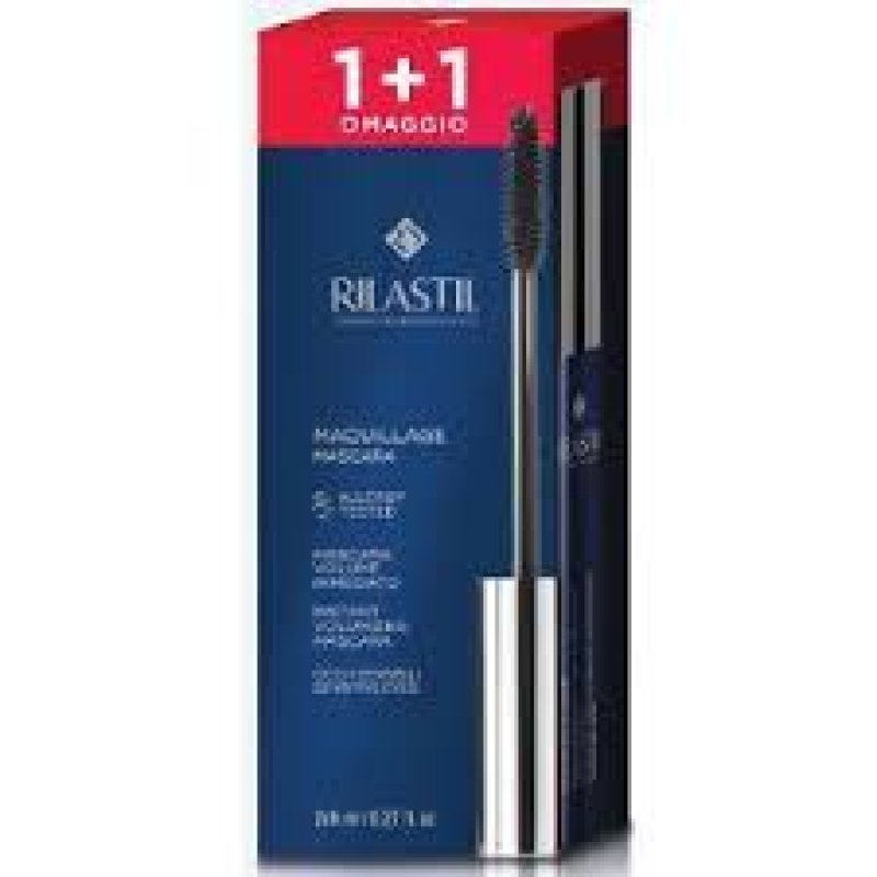 Rilastil Maquillage Cofanetto 1+1 - Mascara Nero Volume Immediato - 8 ml