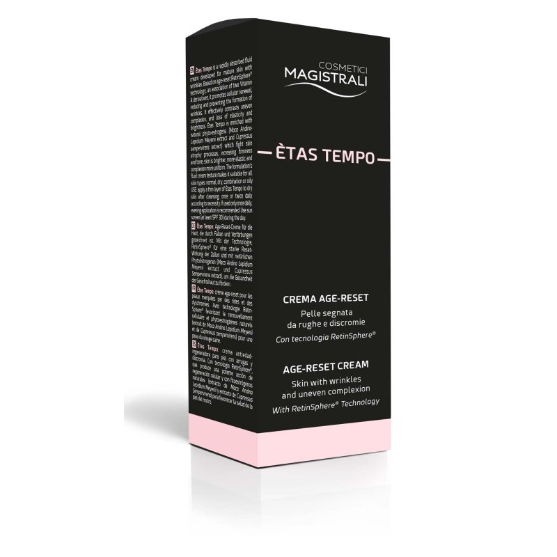 Etas Tempo - Crema Age reset per pelli segnate da rughe e discromie - 30 ml