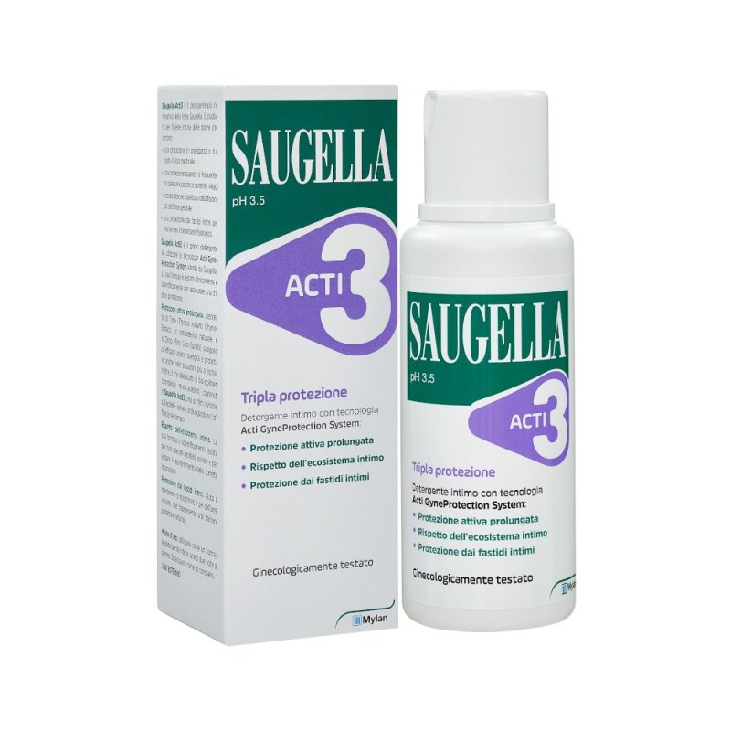 Saugella Acti3 - Detergente intimo Tripla Protezione - 250 ml
