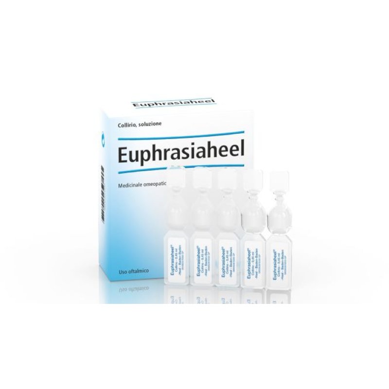 Euphrasiaheel Collirio - Medicinale omeopatico per uso oftalmico - 15 fiale da 0,45 ml - Heel