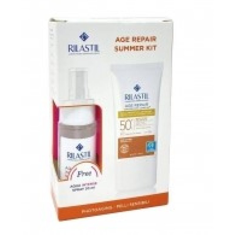 Rilastil Sun System Age Repair SPF50+ + Aqua Intense Spray - Summer Kit