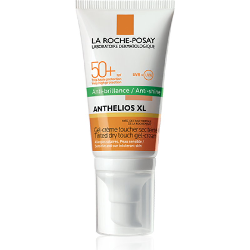 Anthelios XL Gel-Crema Colorata Tocco Secco Anti-Lucidità SPF 50+ Protezione Solare Molto Alta 50 ml