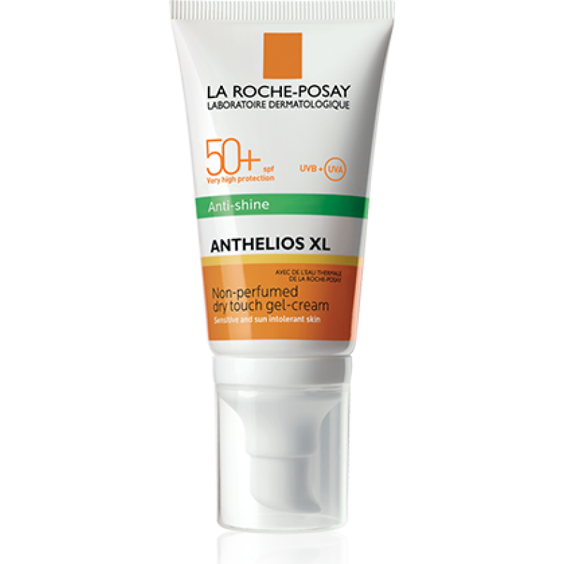 Anthelios XL Gel-Crema Tocco Secco Anti-Lucidità senza Profumo SPF 50+ Protezione Solare Molto Alta 50 ml