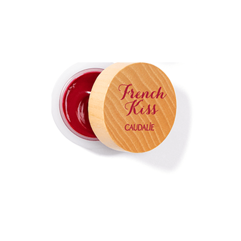 Caudalie French Kiss Addiction Balsamo Labbra Colorato Rosso Lampone