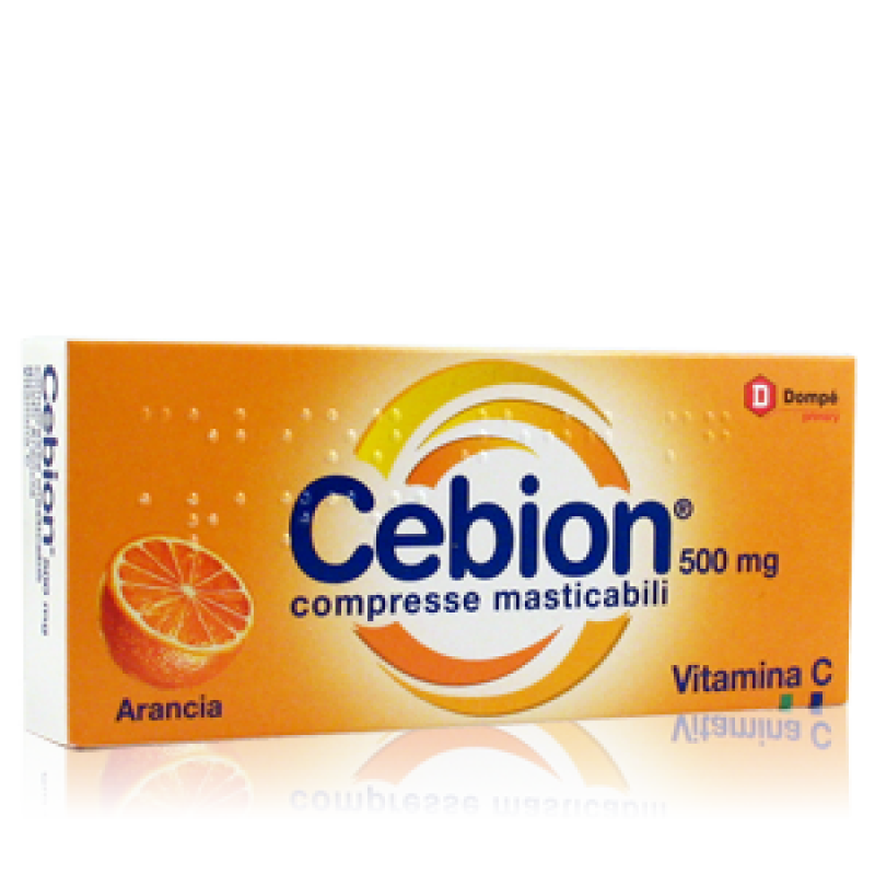 Cebion 500mg 20 compresse Masticabili Arancia