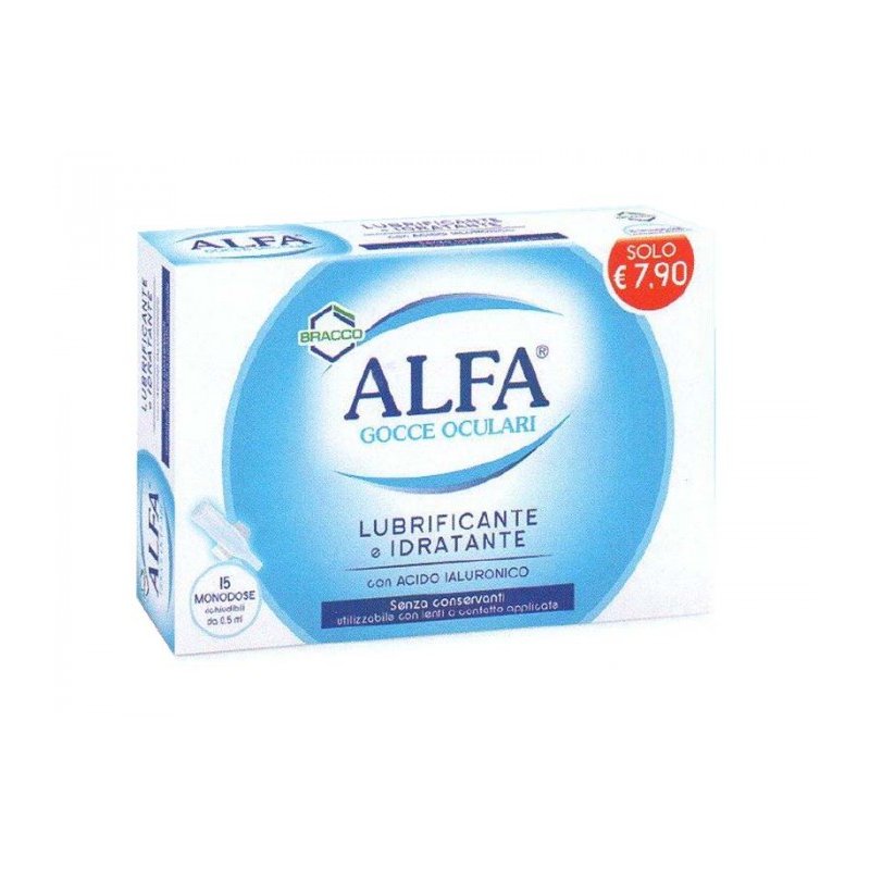 Collirio Alfa Lubrificante e Idratante Monodose 15 Flaconcini