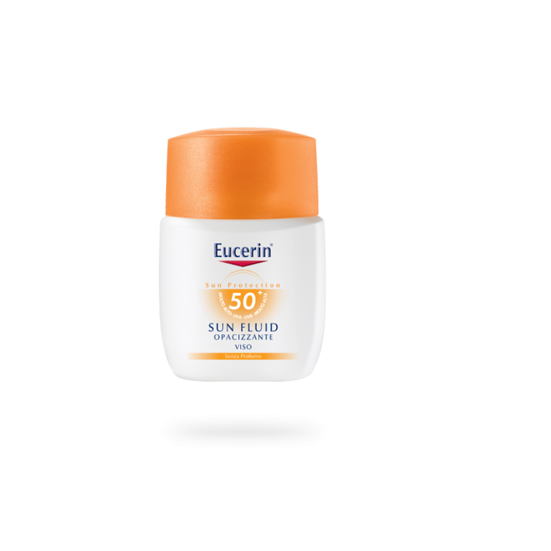 EUCERIN SUN Fluido Opacizzante Viso SPF 50+ Protezione Solare Molto Alta 50 ml