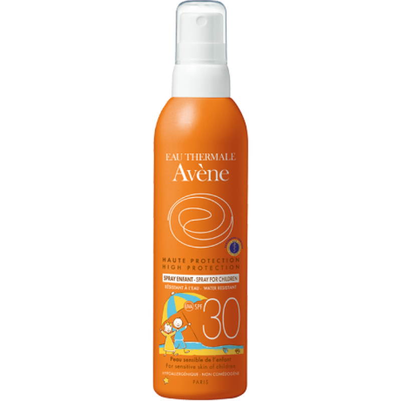 Eau Thermale Avene Spray Corpo Bambini SPF 30 Protezione Solare Alta 200 ml