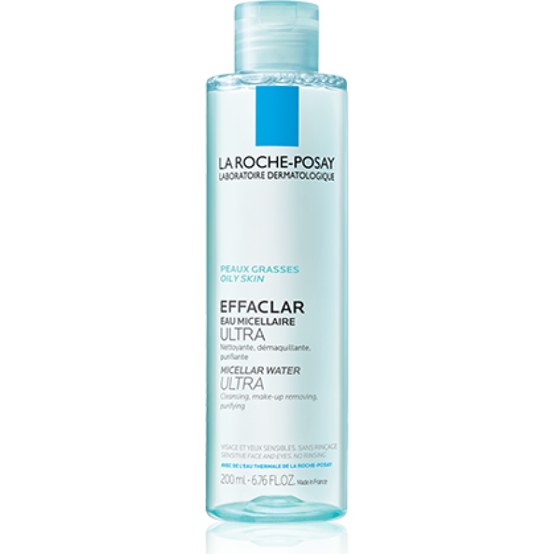 Effaclar Ultra Acqua Micellare Struccante Purificante per Pelle Grassa 200 ml