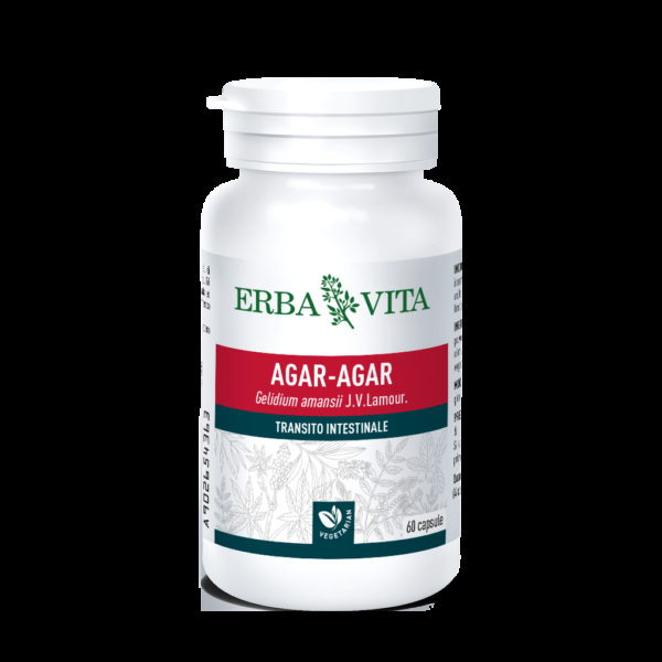 AGAR AGAR 60 Capsule 500 mg ErbaVita