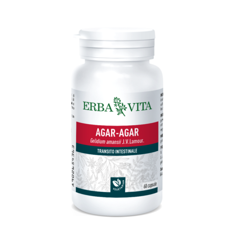 AGAR AGAR 60 Capsule 500 mg ErbaVita