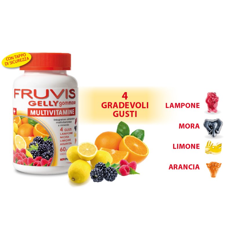 FRUVIS Multivitamine Gelly Gommose 60 gelatine