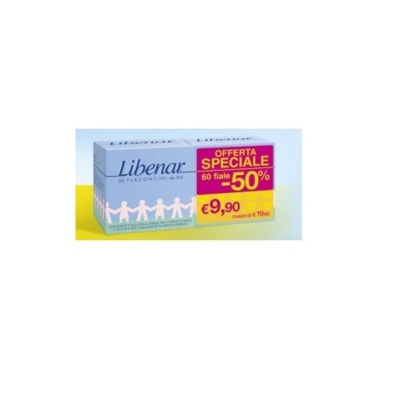 Libenar 60 flaconcini monodose soluzione fisiologica 5ml
