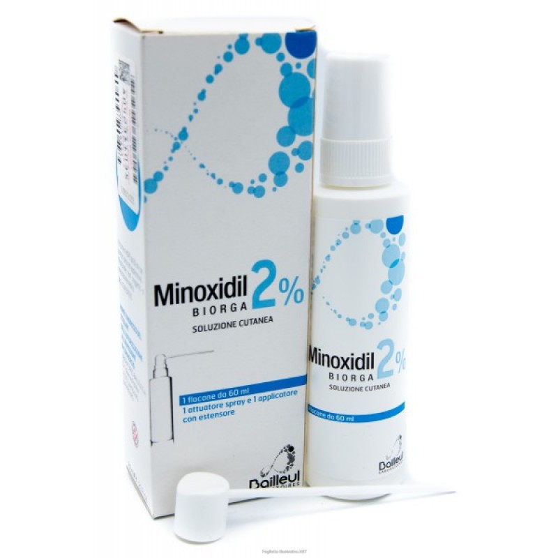 Minoxidil Biorga Soluzione Cutanea 2% 60 ml