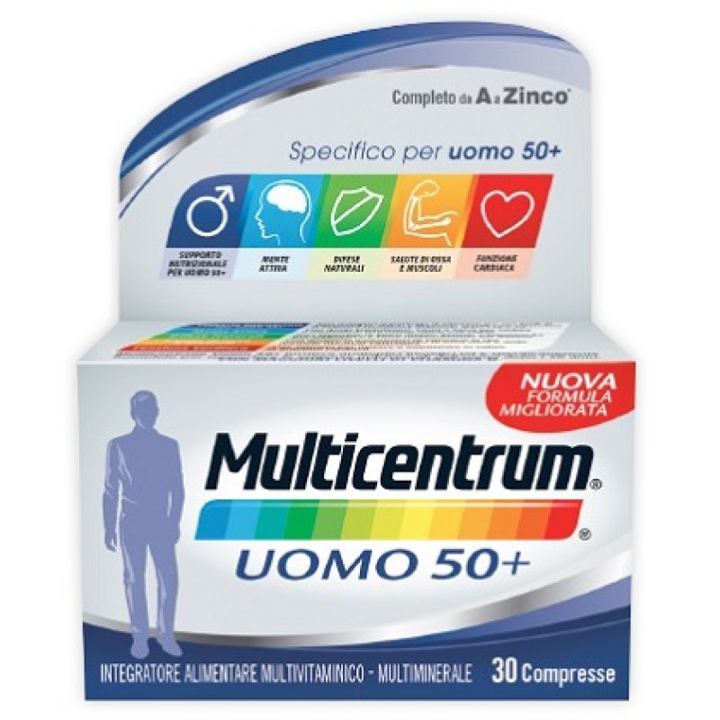 Multicentrum Uomo 50+ 30 compresse