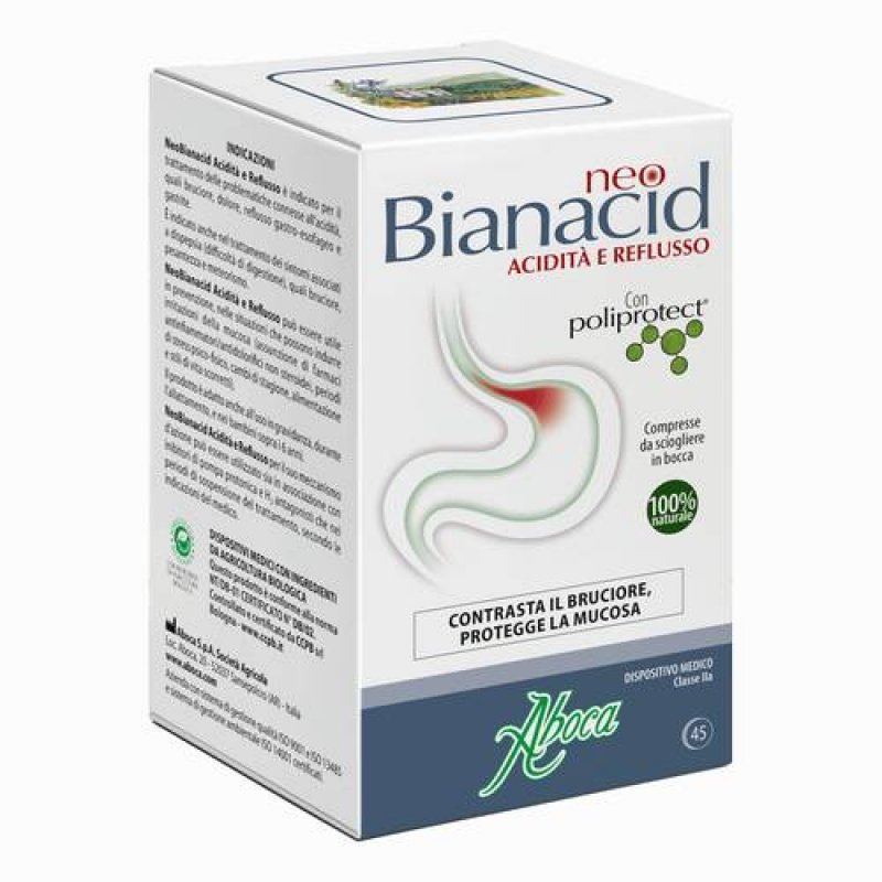 Neobianacid Acidità e Reflusso 45 Compresse Masticabili