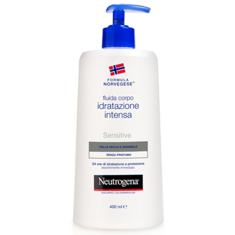 Neutrogena Crema Fluida Corpo Idratazione Intensa Senza Profumo 400 ml