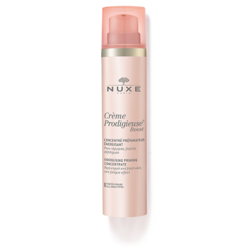 Nuxe Creme Prodigieuse Boost Concentrato Preparatore - Lozione preparatoria energizzante per viso, collo e dècolletè - 100 ml