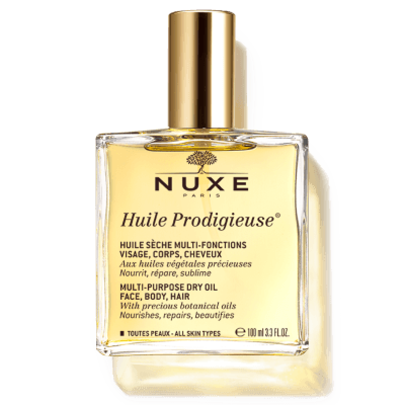 Nuxe Huile Prodigieuse  - Olio Prodigioso Secco Multifunzione per Viso Corpo e Capelli - 100 ml