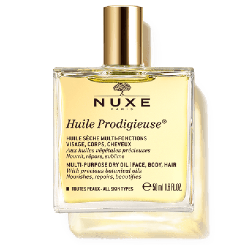 Nuxe Huile Prodigieuse - Olio Prodigioso Secco Multifunzione per Viso Corpo e Capelli - 50 ml