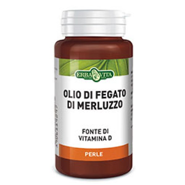 OLIO di Fegato di Merluzzo 100 Perle Erb...