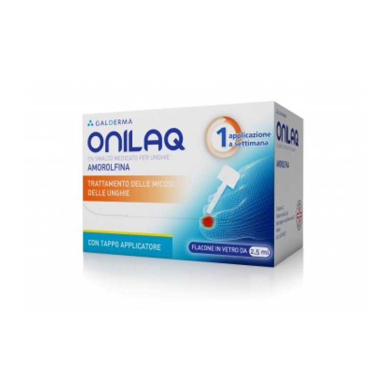Onilaq Smalto per Onicomicosi 2,5 ml con Tappo Applicatore