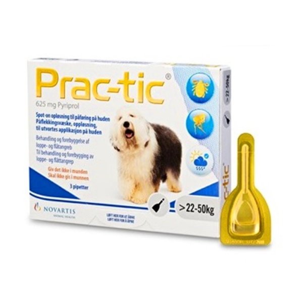 PRAC-TIC 625mg 3 Pipette (Bianco)