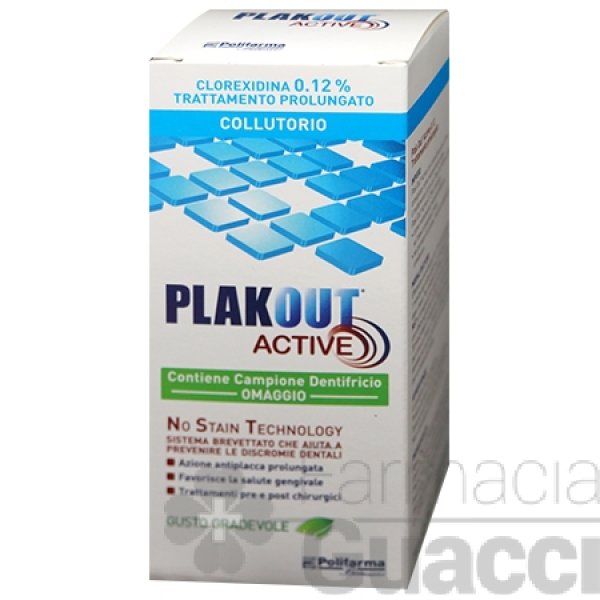 Plakout Active Collutorio con Clorexidin...