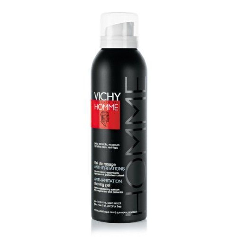 Vichy Homme Gel Rasage Pelle Sensibile 150 ml