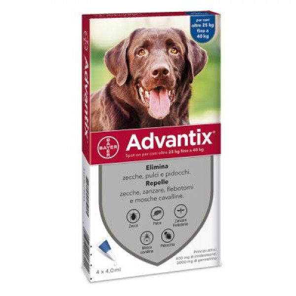 Advantix Spot-On per Cani da 25 a 40 Kg ...