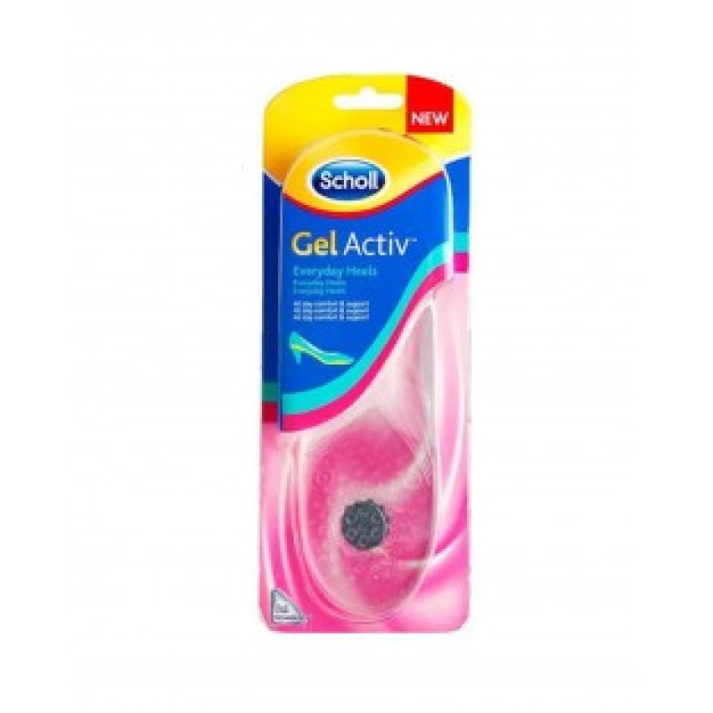 Scholl Gel Activ Solette in Gel per Scarpe con Tacchi Medi Donna