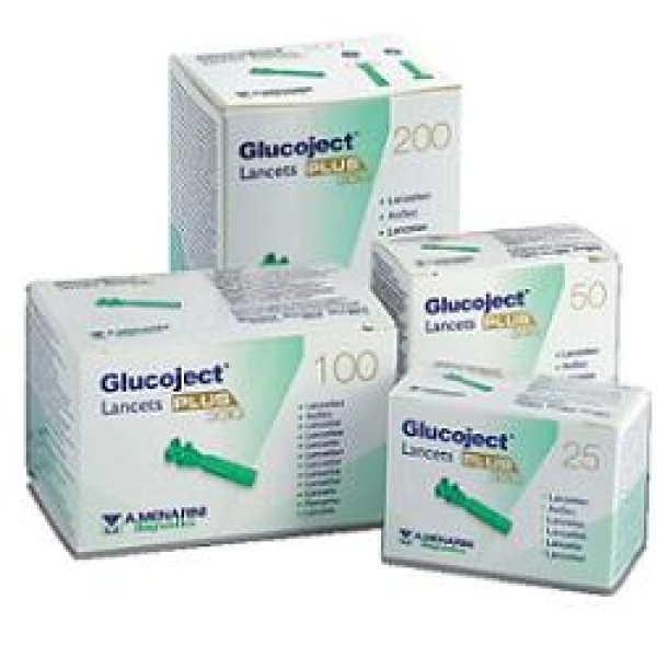 Glucoject Lancets Plus G33 50 lancette p...