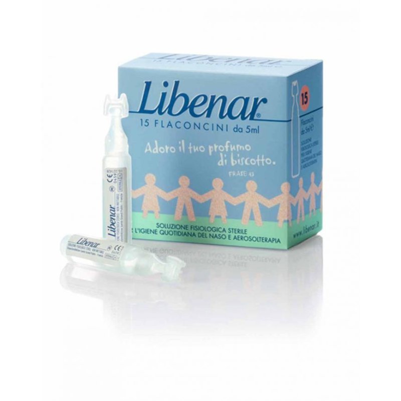 Libenar 15 flaconcini monodose soluzione fisiologica 5ml