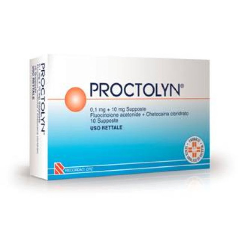 Proctolyn 10 Supposte 0,1mg+10mg