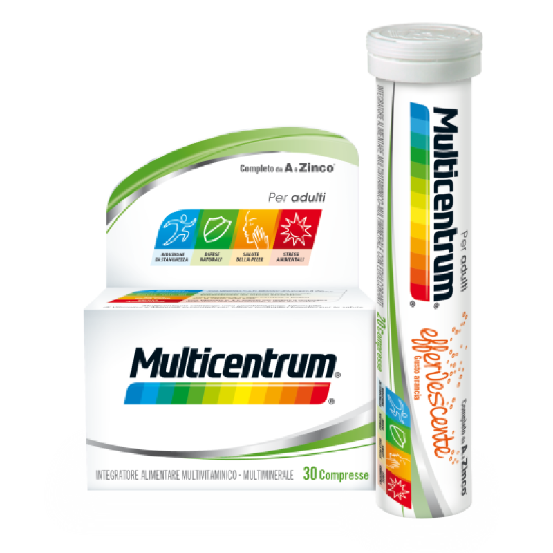 Multicentrum Adulti - Integratore alimentare di vitamine e minerali - 30 compresse - Promo
