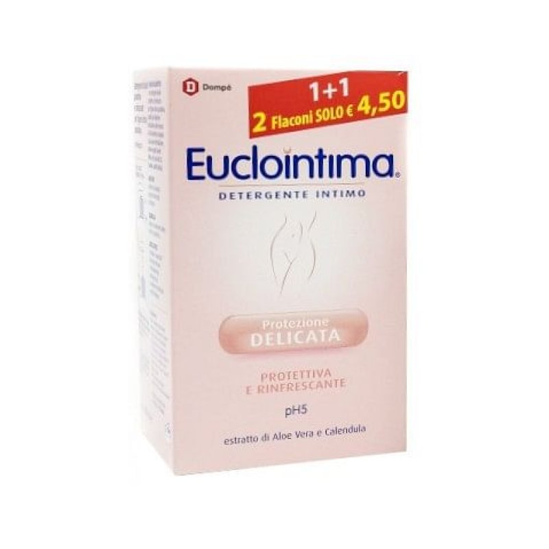 Euclointima Detergente Intimo 200 ml + Ricarica 200 ml