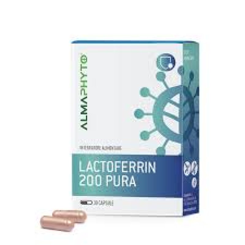 Lactoferrin 200 Pura - Integratore a base di Lattoferrina - 30 Capsule