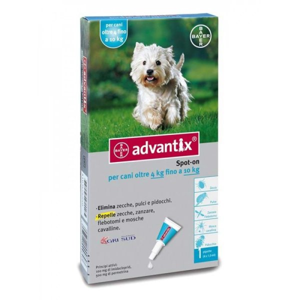 Advantix Spot-On per Cani da 4 a 10 Kg -...