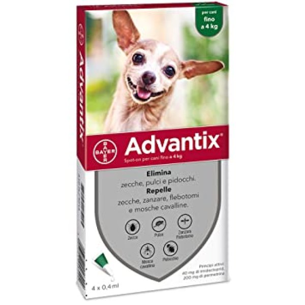 Advantix Spot-On per Cani fino a 4 Kg - ...
