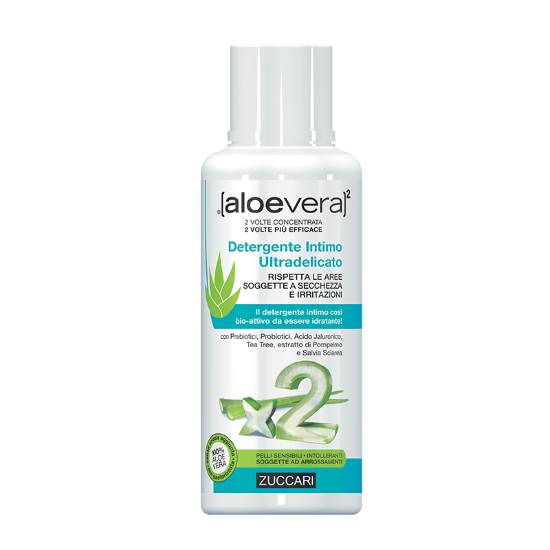 Aloevera 2 Detergente Intimo Ultradelicato - Contro secchezza ed irritazione intima - 250 ml