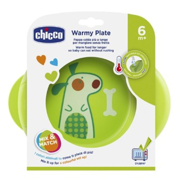 CH Piatto Pappacalda Verde 6m+