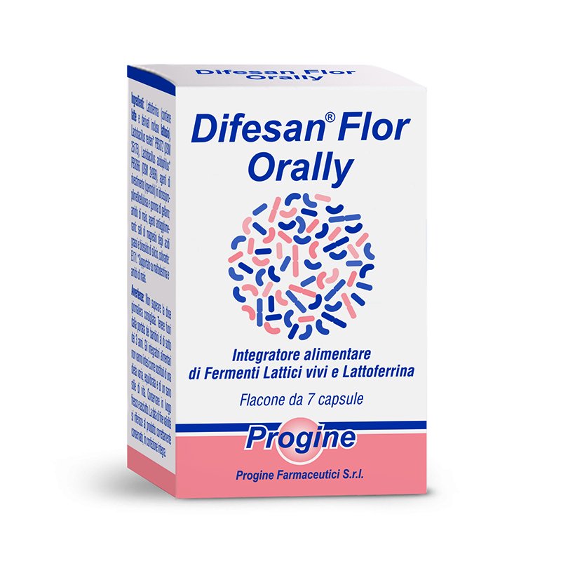 Difesan Flor Orally - Integratore per l'equilibrio della flora intestinale - 7 capsule