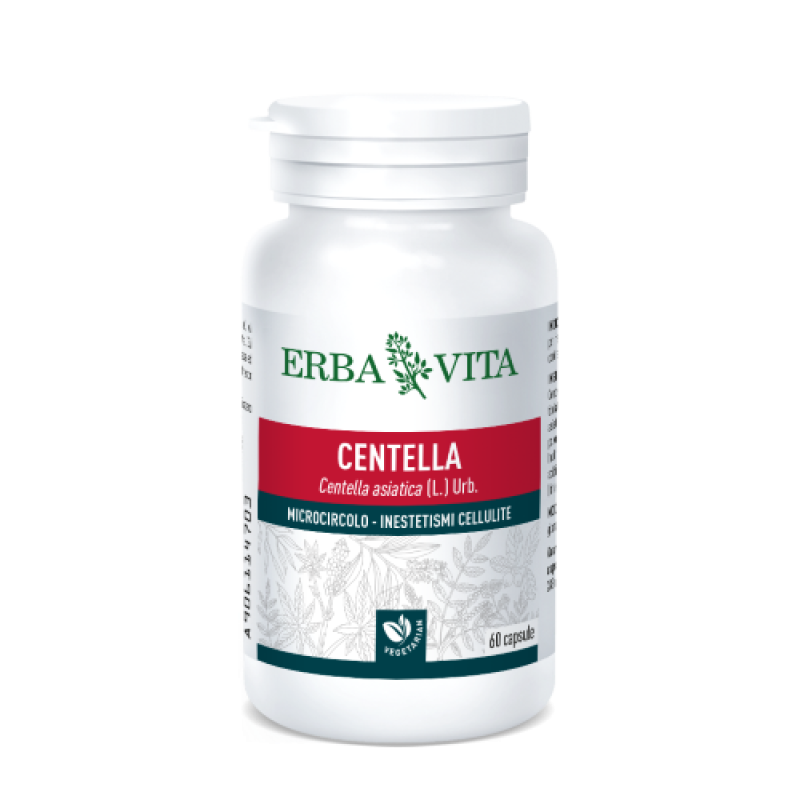 Erba Vita Centella - Integratore alimentare per la funzionalità del microcircolo - 60 capsule