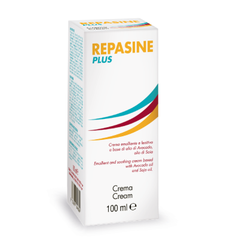 Repasine Plus - Crema emolliente e lenitiva per arrossamenti ed irritazioni della pelle - 100 ml