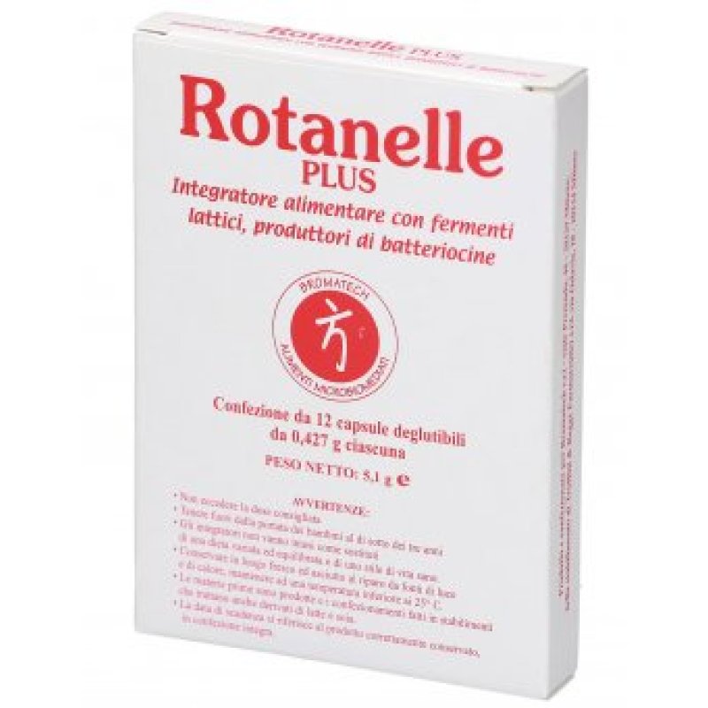 Rotanelle Plus - Integratore alimentare a base di fermenti lattici - 12 capsule