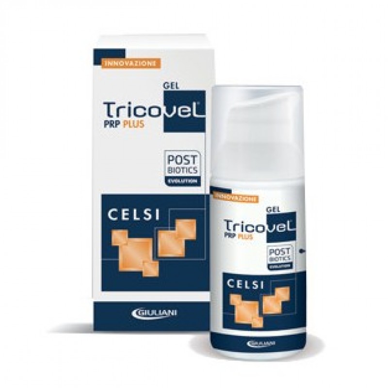 Tricovel PRP Plus Celsi - Gel ricrescita capelli in caso di alopecia - 30 ml