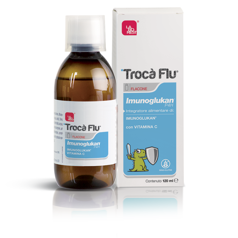 Trocà Flu - Integratore alimentare per le difese immunitarie - Sciroppo - 120 ml