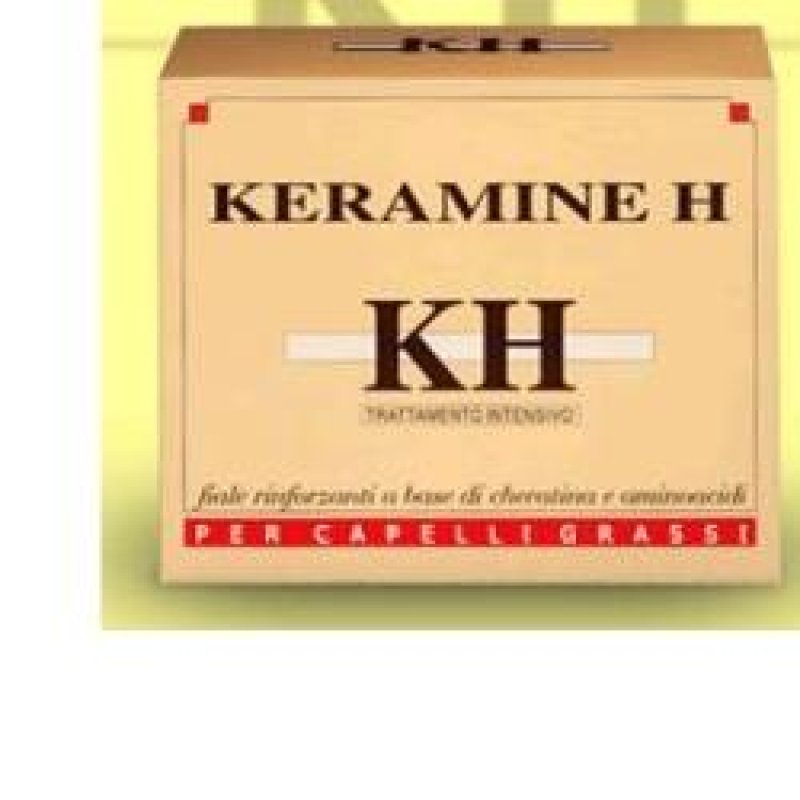 KERAMINE H Fascia Rossa Capelli Grassi