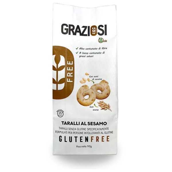 GRAZIOSI Taralli Sesamo 140g